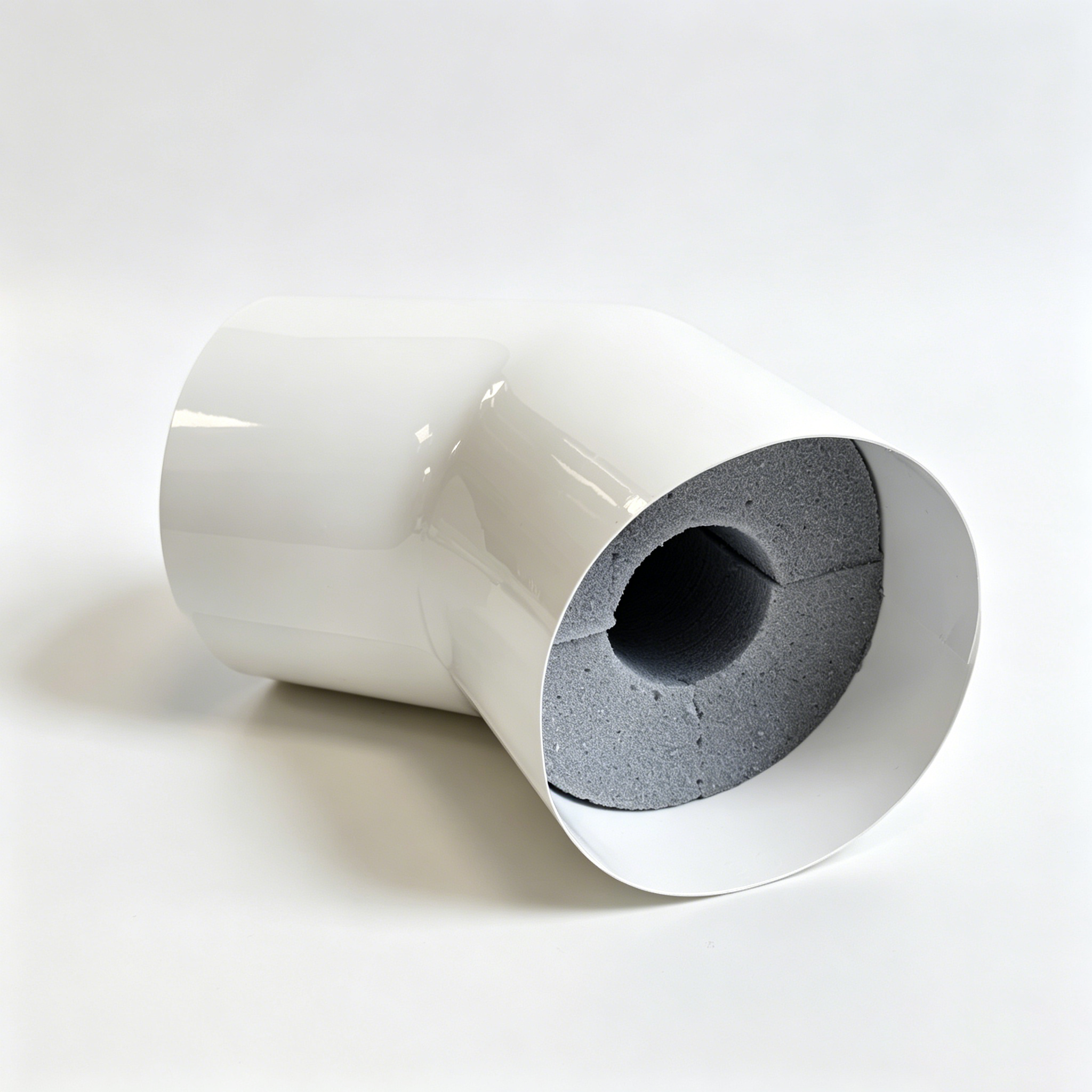 PVC outer melamine foamPipe Insulation