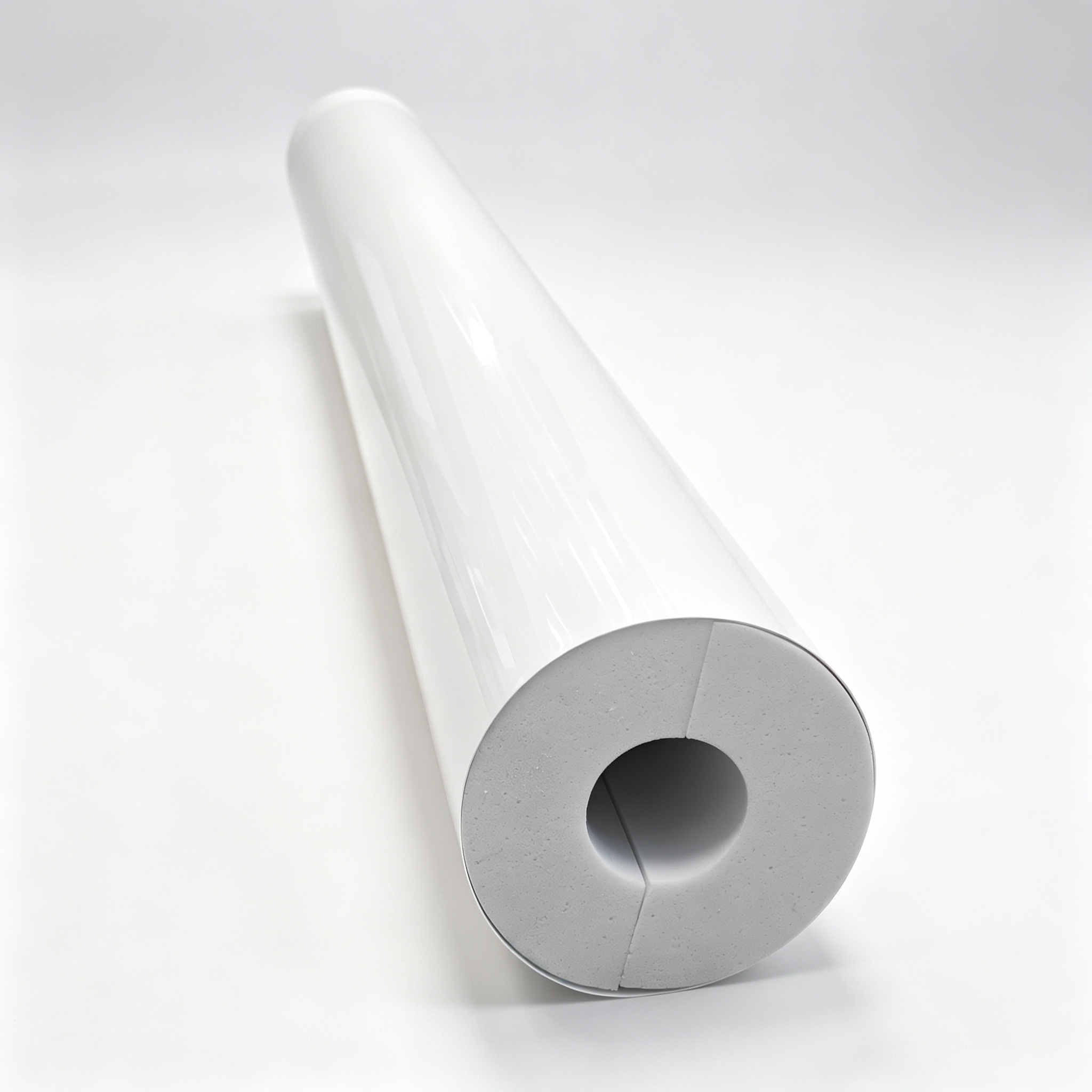 PVC outer melamine foamPipe Insulation